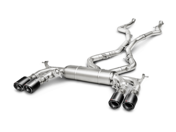 Akrapovic - Akrapovic 15-17 BMW X5M (F85) Evolution Line Cat Back (Titanium) w/ Carbon Tips - S-BM/T/1