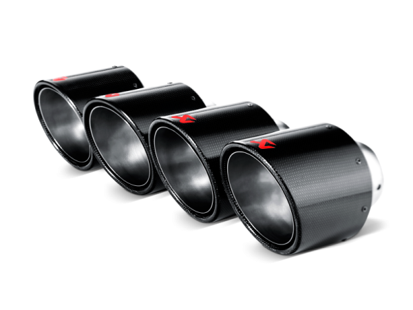 Akrapovic - Akrapovic 06-13 Chevrolet Corvette ZO6/ZR1 (C6) Tail Pipe Set (Carbon 115 mm) - TP-CT/1