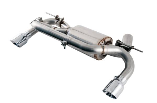 AWE Tuning - AWE Tuning BMW F3X 335i/435i Touring Edition Axle-Back Exhaust - Chrome Silver Tips (90mm) - 3010-32024