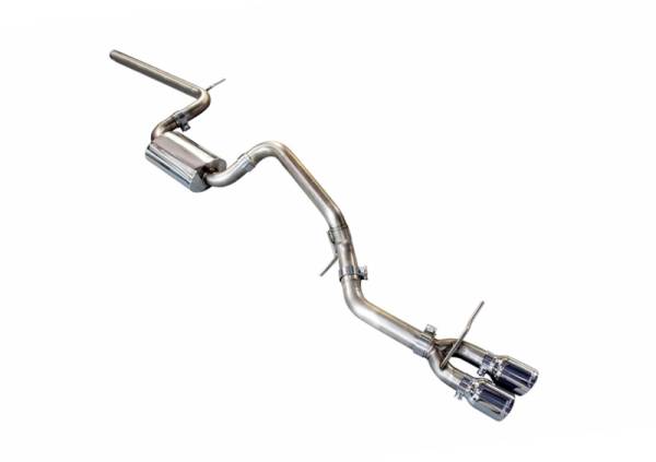 AWE Tuning - AWE Tuning VW MK7 Golf SportWagen Touring Edition Exhaust w/Chrome Silver Tips (90mm) - 3015-22048