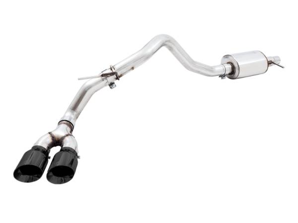 AWE Tuning - AWE Tuning 2019+ Ford Ranger 0FG Performance Exhaust System w/Diamond Black Tips & Rock Guard - 3015-23064