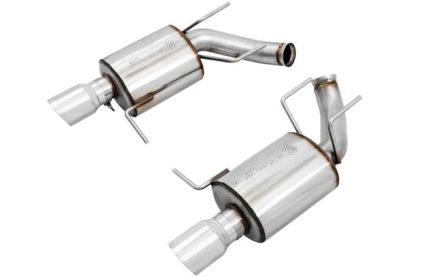 AWE Tuning - AWE Tuning S197 Mustang GT Axle-back Exhaust - Touring Edition (Chrome Silver Tips) - 3015-32094