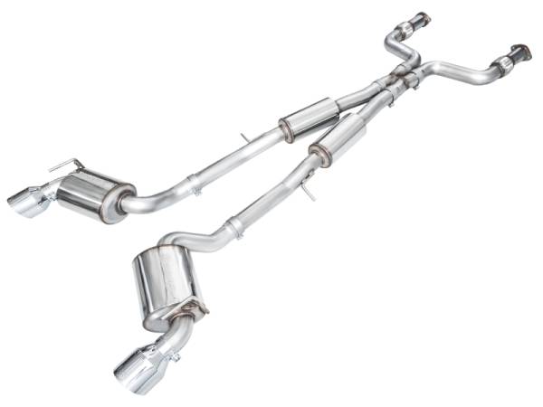 AWE Tuning - AWE 2023 Nissan Z RZ34 RWD Touring Edition Catback Exhaust System w/ Chrome Silver Tips - 3015-32400