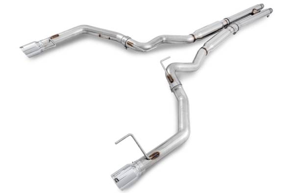 AWE Tuning - AWE Tuning S550 Mustang GT Cat-back Exhaust - Track Edition (Chrome Silver Tips) - 3020-32028