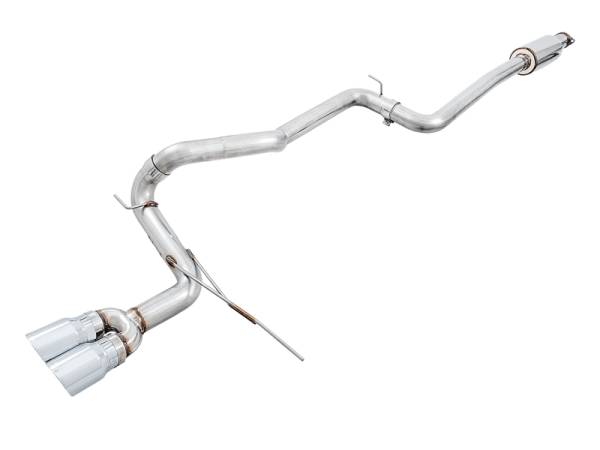 AWE Tuning - AWE Tuning Ford Focus ST Track Edition Cat-back Exhaust - Chrome Silver Tips - 3020-32034