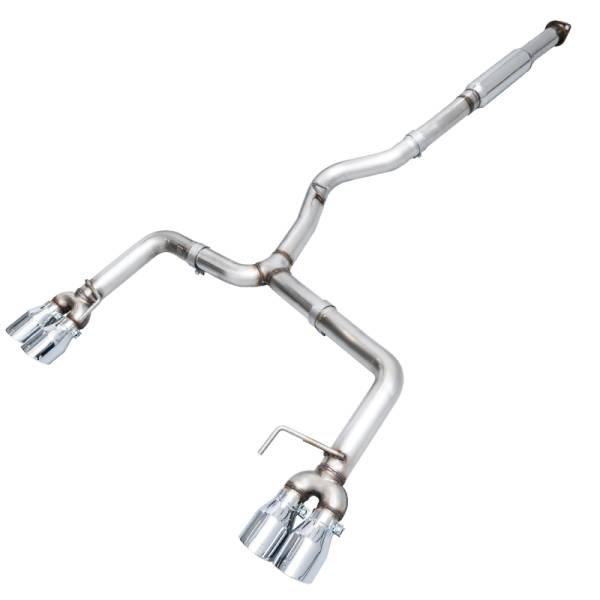 AWE Tuning - AWE Tuning Subaru WRX/STI VA/GV Sedan Track Edition Exhaust - Chrome Silver Tips (102mm) - 3020-42058