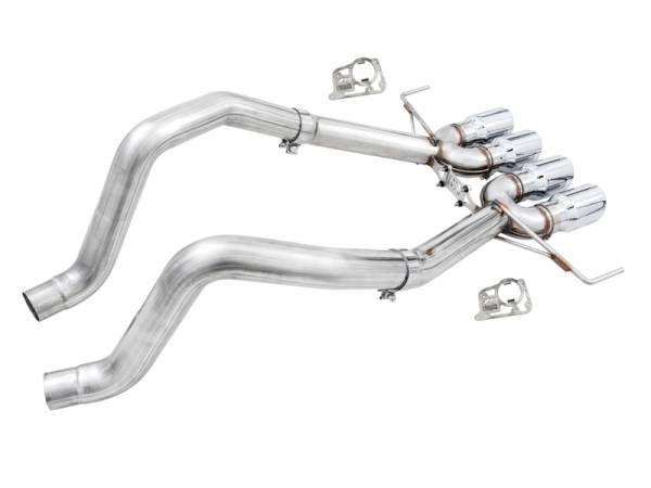 AWE Tuning - AWE Tuning 14-19 Chevy Corvette C7 Z06/ZR1 (w/o AFM) Track Edition Axle-Back Exhaust w/Chrome Tips - 3020-42073