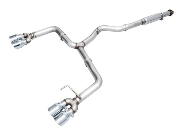 AWE Tuning - AWE Tuning 2022+ VB Subaru WRX Track Edition Exhaust - Chrome Silver Tips - 3020-42979