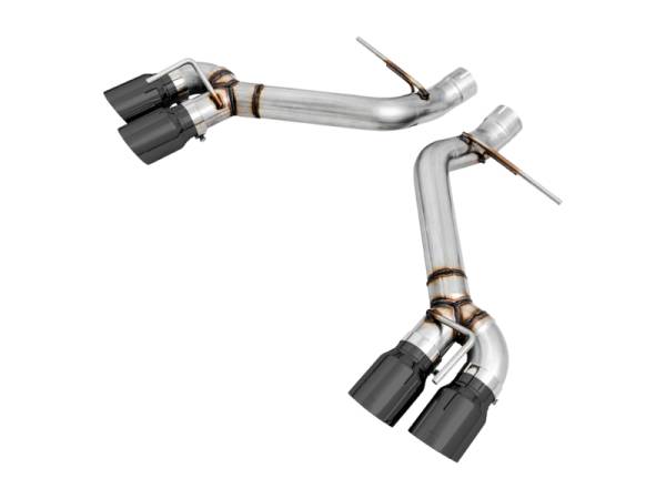 AWE Tuning - AWE Tuning 16-19 Chevrolet Camaro SS Axle-back Exhaust - Track Edition (Quad Diamond Black Tips) - 3020-43075