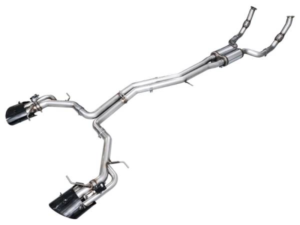 AWE Tuning - AWE Tuning 21-23 Audi C8 RS6/RS7 SwitchPath Cat-back Exhaust - Diamond Black Tips - 3025-33776