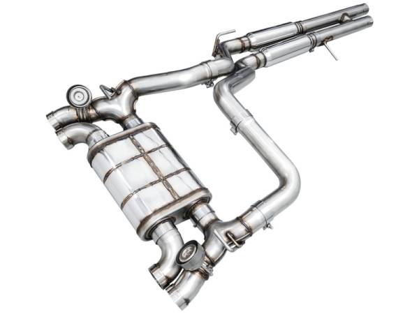 AWE Tuning - AWE 21+ Wrangler 392 Switchpath Cat-Back Exhaust- Quad BashGuards - 3025-41392