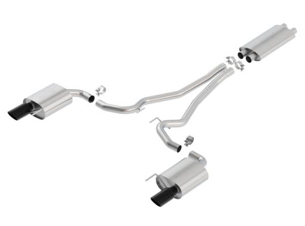 Borla - Borla 15-17 Ford Mustang GT 5.0L AT/MT Cat-Back Exhaust - 1014040BC