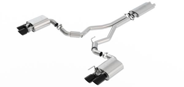 Borla - Borla 18-20 Ford Mustang GT 5.0L AT/MT ECE Approved Cat-Back Exhaust w/ Active Valve - 1014046BC