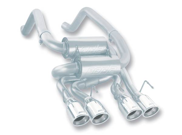 Borla - Borla 05-08 Corvette Convertible/Coupe 6.0L/6.2L 8cyl SS S-Type Exhaust (REAR SECTION ONLY) - 11744