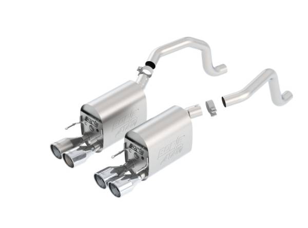 Borla - Borla 09-12 Chevy Corvette C6 Coupe/Convertible 6.2L 8cyl Aggressive ATAK Exhaust - 11812