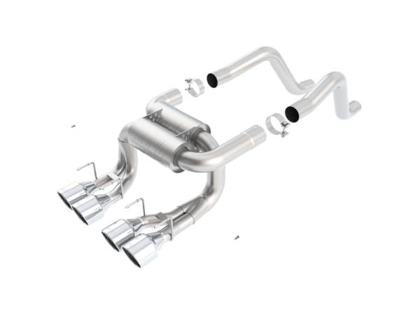 Borla - Borla 06-12 Chevrolet Corvette Z06/ZR1 6.2L/7.0L 8cyl Aggressive ATAK Exhaust (rear section only) - 11822