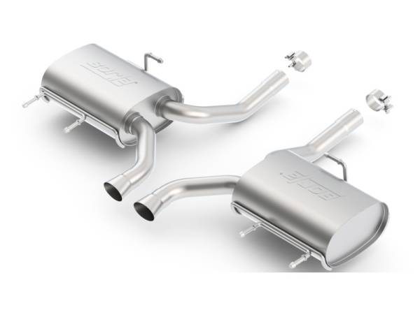 Borla - Borla 11-14 CTS Coupe V6 3.6L AT RWD/AWD Dual Ctr Rear Exit Touring Exhaust (REAR SECTION ONLY) - 11824