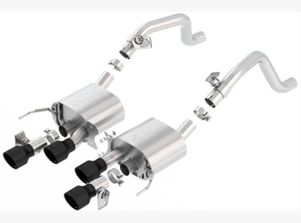 Borla - Borla 14-18 C7 Corvette Stingray Axle-Back ATAK Exhaust 2.75in To Muffler Dual 2.75in Out 4.25in Tip - 11856CB