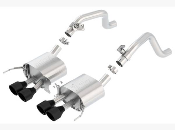 Borla - Borla 14-17 C7 Corvette Stingray Axle-Back ATAK Exhaust 2.75in to Muffler Dual 2.0in Out 4.25in Tip - 11863CB