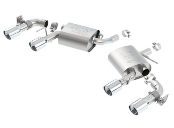 Borla - Borla 2016 Chevy Camaro V6 AT/MT ATAK Rear Section Exhaust w/ Dual Mode Valves - 11931