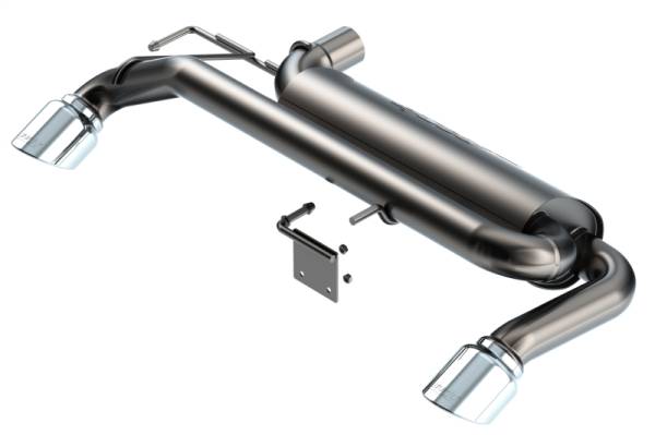 Borla - Borla 21-22 Ford Bronco 2.3L 4WD Touring Axle Back Exhaust w/ Bright Chrome Tips - 11973