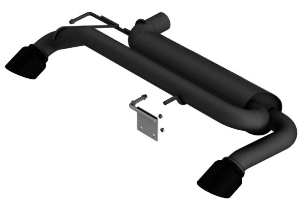 Borla - Borla 21-22 Ford Bronco 2.3L 4WD Touring Axle Back Exhaust w/ Black Coated Tips - 11973CB