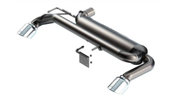 Borla - Borla 21-22 Ford Bronco 2.3L 4WD S-Type Axle Back Exhaust w/ Bright Chrome Tips - 11974