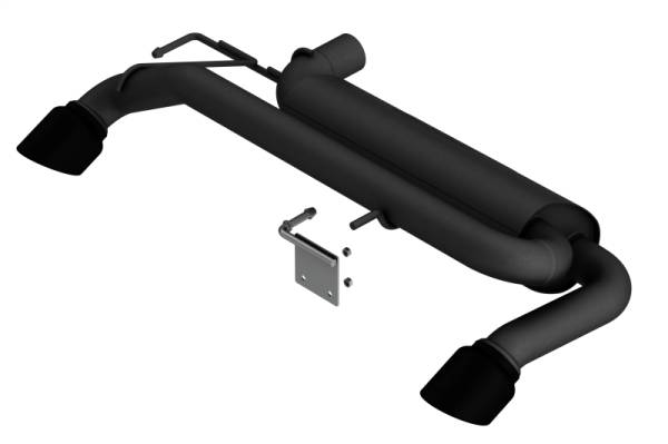 Borla - Borla 21-22 Ford Bronco 2.3L 4WD S-Type Axle Back Exhaust w/ Black Coated Tips - 11974CB