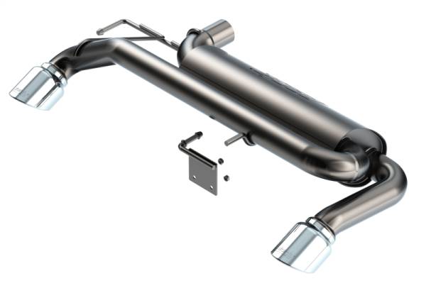 Borla - Borla 21-22 Ford Bronco 2.3L 4WD ATAK Axle Back Exhaust w/ Bright Chrome Tips - 11975