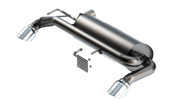 Borla - Borla 21-22 Ford Bronco 2.7L V6 4WD Touring Axle Back Exhaust w/ Bright Chrome Tips - 11976