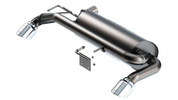 Borla - Borla 21-22 Ford Bronco 2.7L V6 4WD S-Type Axle Back Exhaust w/ Bright Chrome Tips - 11977