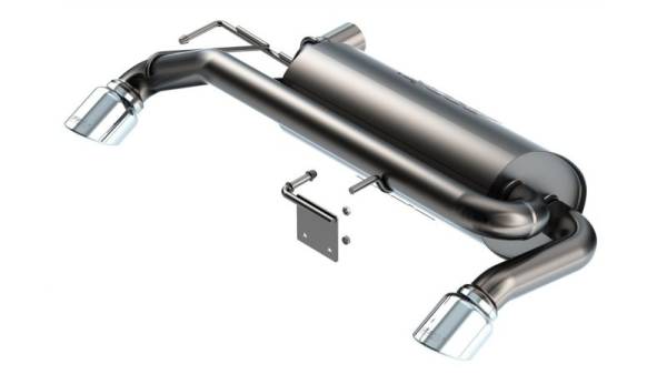 Borla - Borla 21-22 Ford Bronco 2.7L V6 4WD ATAK Axle Back Exhaust w/ Bright Chrome Tips - 11978