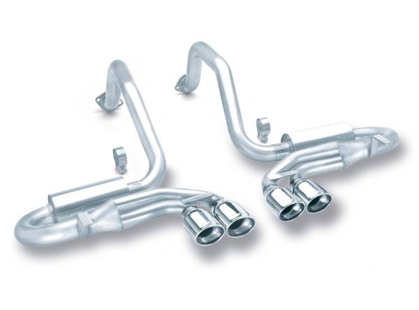 Borla - Borla 97-04 Corvette Coupe/Conv/Hatchback 5.7L 8cyl 4spd/6spd RWD Classic S-Typein Cat-Back Exhaust - 140039