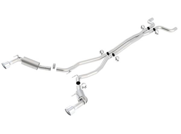 Borla - Borla 2010 Camaro 6.2L V8 S Type Catback Exhaust (does not work w/ factory ground affects package - - 140280