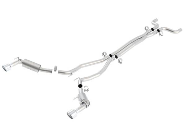 Borla - Borla 10-13 Chevy Camaro SS 6.2L 8cyl Aggressive Catback Exhaust - 140356