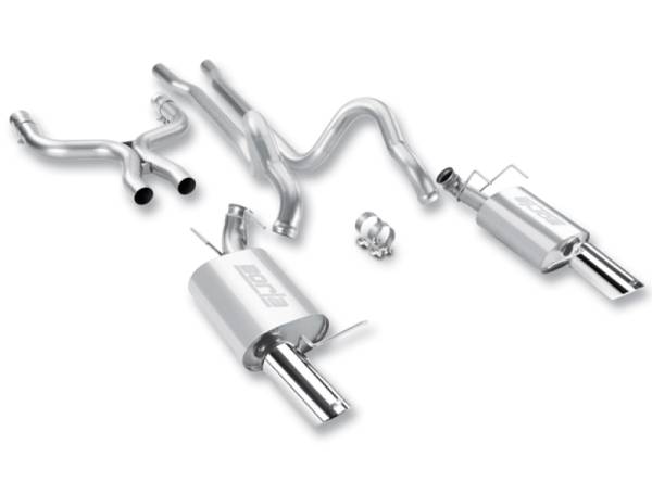 Borla - Borla 2011-2012 Mustang GT 5.0L 8cyl 6spd RWD Agressive ATAK Catback Exhaust - 140372