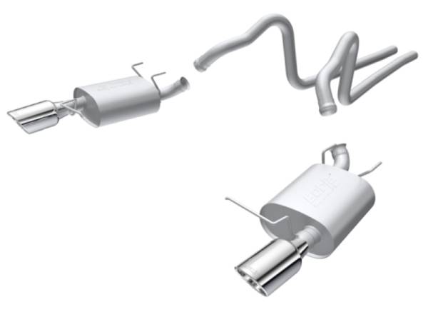 Borla - Borla 2011 Ford Mustang 3.7L 6cyl 6spd RWD SS S-Type Catback Exhaust - 140375