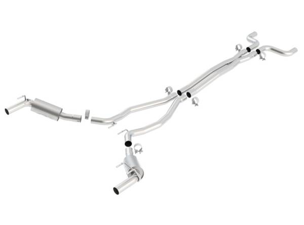 Borla - Borla 10-13 Chevy Camaro SS 6.2L V8 ATAK Catback Exhaust Incl. X Pipe works w/GFX Package - 140378