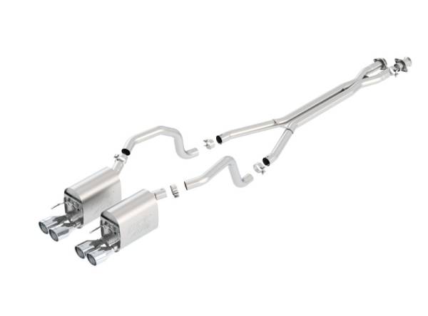 Borla - Borla 09-11 Chevrolet Corvette 6.2L V8 Aggressive ATAK Catback Exhaust - 140414