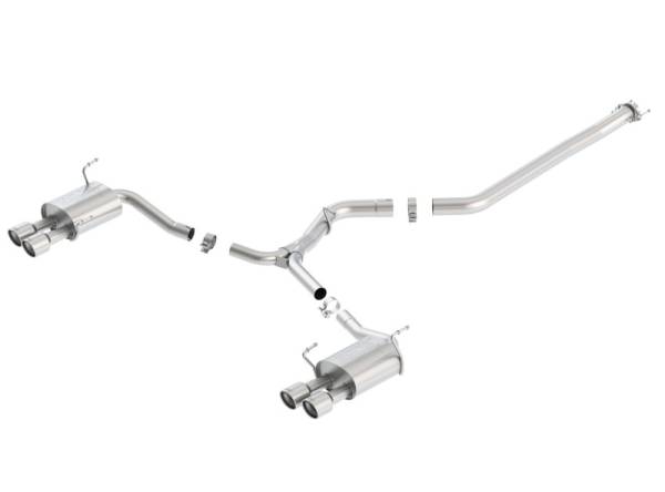 Borla - Borla 11-14 Subaru Impreza WRX/STI Sedan 4dr ATAK SS Catback Exhaust - 140418