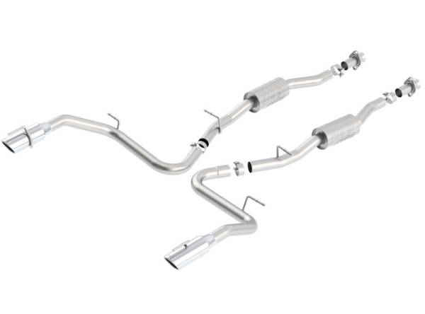 Borla - Borla 99-04 Ford Mustang Cobra 4.6L/5.4L V8 MT RWD ATAK SS Catback Exhaust - 140446