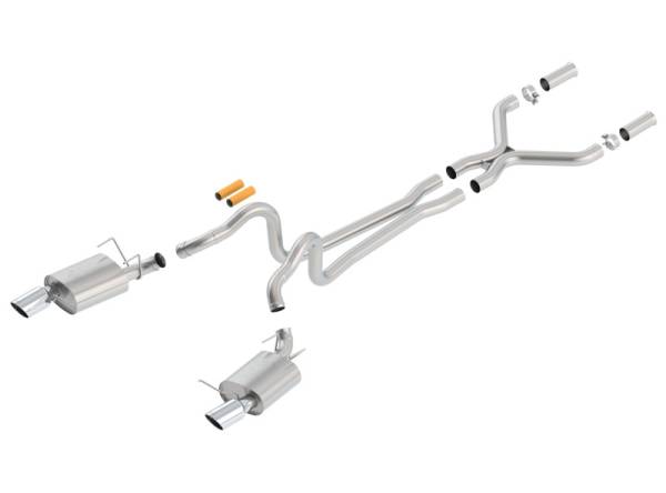 Borla - Borla 13-14 Mustang GT/Boss 302 5.0L V8 RWD Single Split Rear Exit ATAK Catback Exhaust - 140516