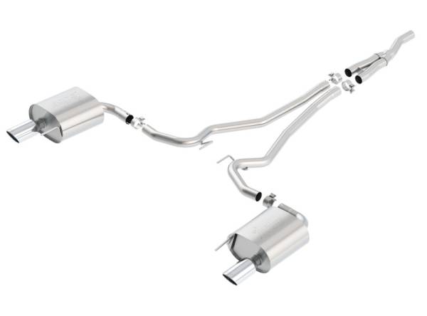 Borla - Borla Atak Cat Back 15-17 Ford Mustang 2.3L EcoBoost MT/AT 2.25in pipe 4in tip - 140585