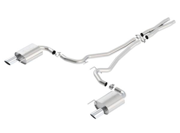 Borla - Borla Atak S Cat-Back 15-17 Ford Mustang GT 5.0L V8 MT/AT 2.5in pipe 4in tip - 140591