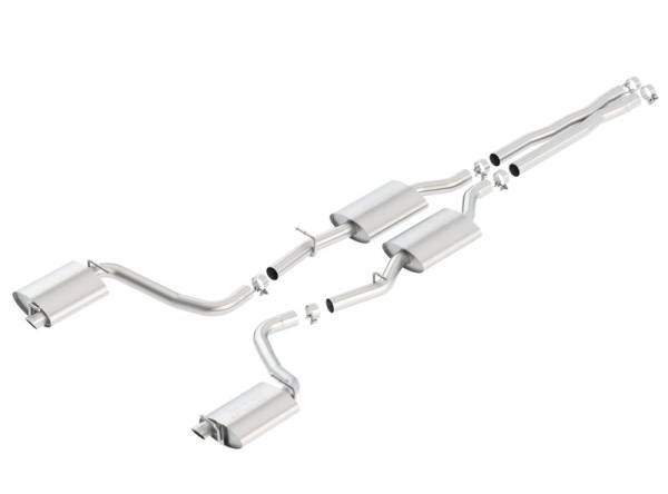 Borla - Borla 15-16 Dodge Charger R/T 5.7L No Tip Use Factory Valence Single Split Rear Exit S-Type Exhaust - 140636