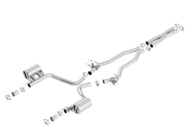 Borla - Borla 2015 Dodge Challenger SRT/392 Hemi 6.4L V8 ATAK Catback Exhaust w/ Valves Factory Bezel - 140641