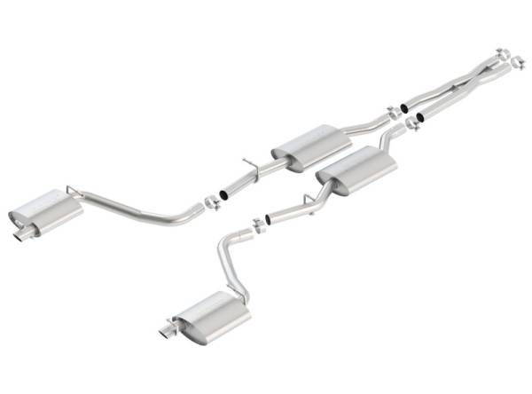 Borla - Borla 2015 Dodge Challenger 3.6L V6 S-TYPE Catback Exhaust No Tips Factory Valance - 140649