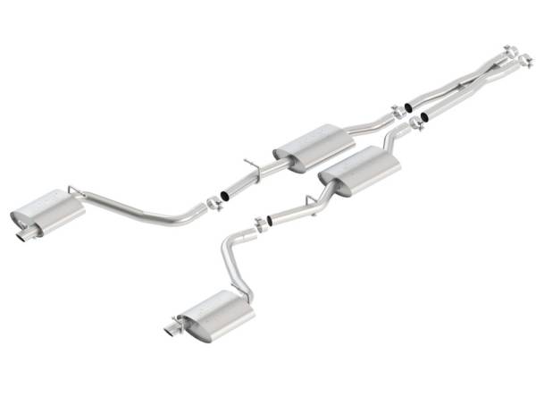 Borla - Borla 2015 Dodge Challenger 3.6L V6 ATAK Catback Exhaust No Tips Factory Valance - 140650