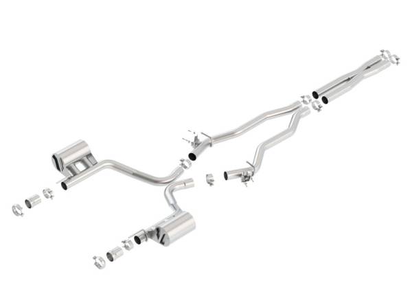 Borla - Borla 2015-2022 Charger SRT 392 / Scat Pack 6.4L Atak Catback Exhaust Single Split Rear Exit - 140675