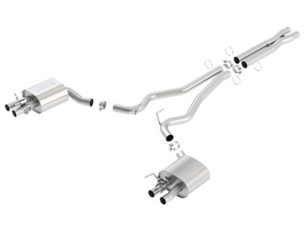 Borla - Borla 15-16 Ford Mustang Shelby GT350 5.2L ATAK Cat Back Exhaust (Uses Factory Valence) - 140684